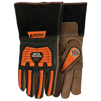 5785G Shock Trooper Gloves, X-Small, Goatskin Palm, Gauntlet Cuff Helyx Safety & Industrial Supplies