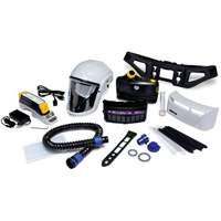 Trousse d'ensemble respirateur d'&eacute;puration d'air propuls&eacute; pour peintre Versaflo, Capuchon & visi&egrave;re, Pile Lithium-ion Helyx Safety & Industrial Supplies