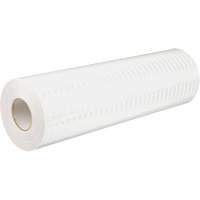 Feuille de rev&ecirc;tement de barricade prismatique de qualit&eacute; &agrave; haute intensit&eacute;, 2" la x 150' lo, 19 mils, Blanc Helyx Safety & Industrial Supplies