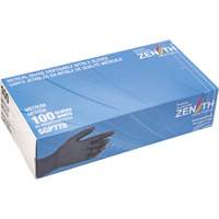 Puncture-Resistant Medical-Grade Disposable Gloves, Medium, Nitrile, 5-mil, Powder-Free, Black, Class 2 Helyx Safety & Industrial Supplies