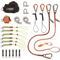 Squids&reg; 3186 Iron/Steel Worker's Tool Tethering Kit Helyx Safety & Industrial Supplies