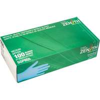 Gants jetables de calibre m&eacute;dical r&eacute;sistants &agrave; la perforation, Moyen, Nitrile, 3,5 mils, Sans poudre, Bleu, Classe 2 Helyx Safety & Industrial Supplies
