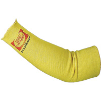 Manchons tubulaire 1 &eacute;paisseur, Kevlar, 10", ANSI niveau 3/ASTM F-1790, Jaune Helyx Safety & Industrial Supplies