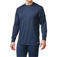 T-shirt &agrave; manches longues de base ignifuge, Petit, Bleu marin Helyx Safety & Industrial Supplies