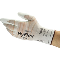 Hyflex&reg; 11-812 Gloves, 6, Foam Nitrile Coating, 18 Gauge, Nylon/Spandex Shell Helyx Safety & Industrial Supplies