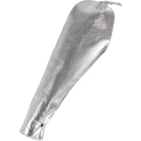 Welder's Heat Resistant Sleeves, 18", Aluminized Kevlar&reg;, Silver Helyx Safety & Industrial Supplies