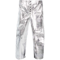 Heat Resistant Pants with Fly, 28, Aluminized Kevlar&reg; Helyx Safety & Industrial Supplies