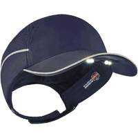 Skullerz&reg; 8965 Lightweight Bump Cap Hat with LED Lighting, Navy Blue Helyx Safety & Industrial Supplies