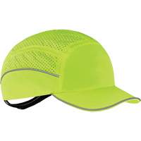 Skullerz&reg; 8955 Lightweight Bump Cap Hat, High Visibility Lime Green Helyx Safety & Industrial Supplies