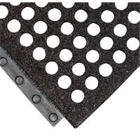 Tapis antifatigue 24/Seven Locksafe, Nid d'abeilles, 3' x 3' x 5/8", Noir, Caoutchouc naturel Helyx Safety & Industrial Supplies