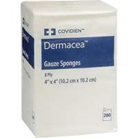 &eacute;ponges de gaze, Tampon, 4" lo x 4" la, Dispositif m&eacute;dical Non m&eacute;dical Helyx Safety & Industrial Supplies