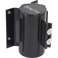 Wall Mount Barrier with Magnetic Tape, Steel, Screw Mount, 7', Blue Tape Helyx Safety & Industrial Supplies
