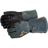 Gants de soudage &agrave; l'arc MIG Endura, Cuir fleur de vache, Taille Moyen Helyx Safety & Industrial Supplies