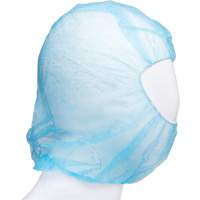 Cagoule jetable, Polypropyl&egrave;ne, Bleu Helyx Safety & Industrial Supplies