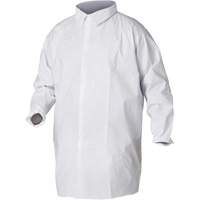 KleenGuard A20 Lab Coats, SMS, White, Small Helyx Safety & Industrial Supplies