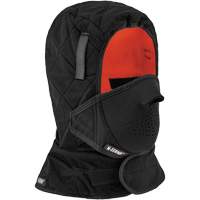 Doublure de casque de s&eacute;curit&eacute; d'hiver trois couches N-Ferno avec cache-bouche, Doublure en Molleton, Taille unique, Noir Helyx Safety & Industrial Supplies