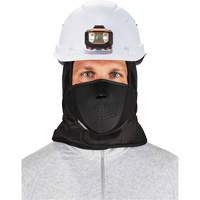Doublure de casque de s&eacute;curit&eacute; d'hiver trois couches N-Ferno avec cache-bouche, Doublure en Molleton, Taille unique, Noir Helyx Safety & Industrial Supplies