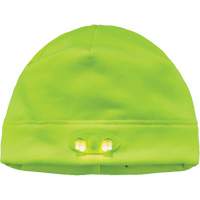 Bonnet N-Ferno &agrave; lumi&egrave;res DEL, Taille unique, Vert lime haute visibilit&eacute; Helyx Safety & Industrial Supplies