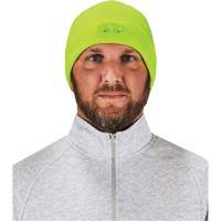 Bonnet N-Ferno &agrave; lumi&egrave;res DEL, Taille unique, Vert lime haute visibilit&eacute; Helyx Safety & Industrial Supplies