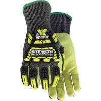 Stealth Dog Fight Impact & Cut Resistant Gloves, Small, Glass Fibre/HPPE/Nylon/Spandex Palm, Knit Wrist Cuff Helyx Safety & Industrial Supplies