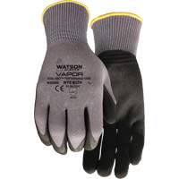 Gants enduits Stealth Vapour, Petit, R&ecirc;vetement Mousse de PVC, Calibre 15, Enveloppe en Nylon Helyx Safety & Industrial Supplies