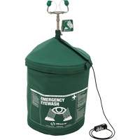 Portable Tempered Emergency Eyewash, Pressurized, 15 gal. Capacity, Meets ANSI Z358.1 Helyx Safety & Industrial Supplies