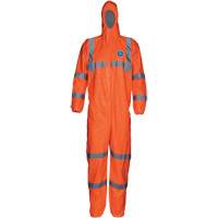 Combinaison haute visibilit&eacute; avec capuchon, Petit, Orange, Tyvek 500 Helyx Safety & Industrial Supplies