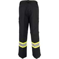 Pantalons ventil&eacute;s haute visibilit&eacute; toutes saisons, Poly-coton, 50, Noir Helyx Safety & Industrial Supplies