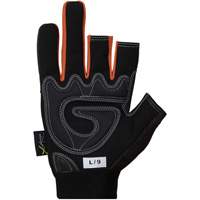 Gants de cadreurs avec doigts d&eacute;couverts Clutch Gear, Paume Synth&eacute;tique, Taille Petit Helyx Safety & Industrial Supplies