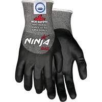 Gants r&eacute;sistant aux coupures Max Ninja, Taille Moyen, Calibre 10, Rev&ecirc;tement Bipolym&egrave;re, Enveloppe en Dyneema, ASTM ANSI niveau A3 Helyx Safety & Industrial Supplies