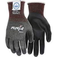 Gants r&eacute;sistant aux coupures Max Ninja, Taille Grand, Calibre 10, Rev&ecirc;tement Bipolym&egrave;re, Enveloppe en Dyneema, ASTM ANSI niveau A3 Helyx Safety & Industrial Supplies