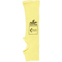 Manchon simple de s&eacute;curit&eacute; r&eacute;sistant &agrave; la coupure Cut Pro, Kevlar, 10", ASTM ANSI niveau A2, Jaune Helyx Safety & Industrial Supplies