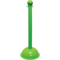 Heavy-Duty Stanchion, 40" High, Green Helyx Safety & Industrial Supplies