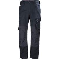 Pantalons de travail Oxford, Coton, Bleu marin, Taille 42 Helyx Safety & Industrial Supplies
