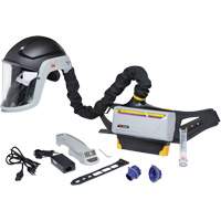 Trousse de respirateur d&eacute;puration dair propuls&eacute; pour lindustrie lourde Versaflo, Capuchon & visi&egrave;re, Pile Lithium-ion Helyx Safety & Industrial Supplies