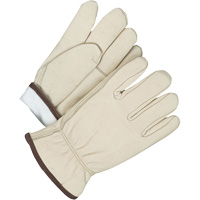 Gants pour conducteur/cordeur, 10, Paume en Cuir fleur de vache, Thinsulate Helyx Safety & Industrial Supplies
