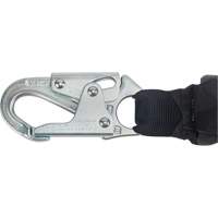 Miller&reg; HP Shock-Absorbing Lanyard, 4', Locking Rebar Hook Center, Locking Snap Hook Leg Ends, Polyester Helyx Safety & Industrial Supplies
