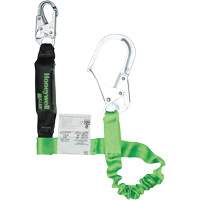 Miller&reg; StretchStop&reg; Shock-Absorbing Lanyard, 6', Scaffold Hook Center, Locking Snap Hook Leg Ends, Polyester Helyx Safety & Industrial Supplies