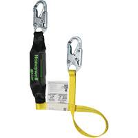 Miller&reg; HP Shock-Absorbing Lanyard, 4', Locking Snap Hook Center, Locking Snap Hook Leg Ends, Polyester Helyx Safety & Industrial Supplies