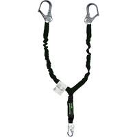 Miller&reg; Arc-Rated Shock-Absorbing Lanyard, 6', Locking Snap Hook Center, Locking Snap Hook Leg Ends, Kevlar&reg; Helyx Safety & Industrial Supplies