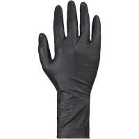 Gants jetables KeepKleen, Grand, Nitrile, 8 mils, Sans poudre, Noir Helyx Safety & Industrial Supplies