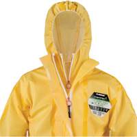 ChemMax&reg; 1 Coveralls, Polyethylene/Polypropylene, 4X-Large, Yellow Helyx Safety & Industrial Supplies