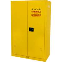 Flammable Storage Cabinet, 45 gal., 2 Door, 43" W x 65" H x 18" D Helyx Safety & Industrial Supplies