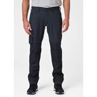 Pantalons d'entretien Oxford, Poly-coton, Bleu marin, Taille 30, Entrejambe 30 Helyx Safety & Industrial Supplies