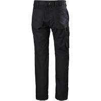 Pantalons d'entretien Oxford, Poly-coton, Noir, Taille 30, Entrejambe 30 Helyx Safety & Industrial Supplies