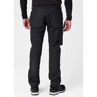 Pantalons d'entretien Oxford, Poly-coton, Noir, Taille 30, Entrejambe 30 Helyx Safety & Industrial Supplies