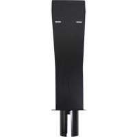 Porte-distributeur pour poteaux de barri&egrave;re pour le contr&ocirc;le des foules, Noir Helyx Safety & Industrial Supplies