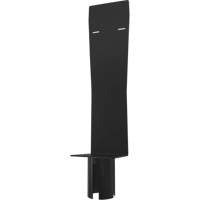Porte-distributeur pour poteaux de barri&egrave;re pour le contr&ocirc;le des foules, Noir Helyx Safety & Industrial Supplies