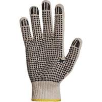 Gant en tricot avec pois de PVC Sure Grip, Poly/coton, Un c&ocirc;t&eacute;, Calibre 7, T-petit Helyx Safety & Industrial Supplies