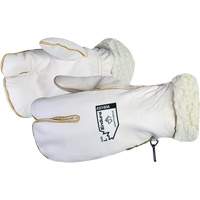 Mitaine d'hiver Endura en cuir fleur de vache avec doublure de velours acrylique, Taille Grand, Mitaine Helyx Safety & Industrial Supplies
